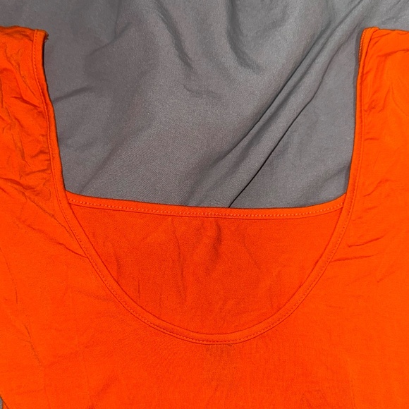 Women's Bodysuit - Orange - Square Neckline - US Small - SHEIN - Picture 5 of 10